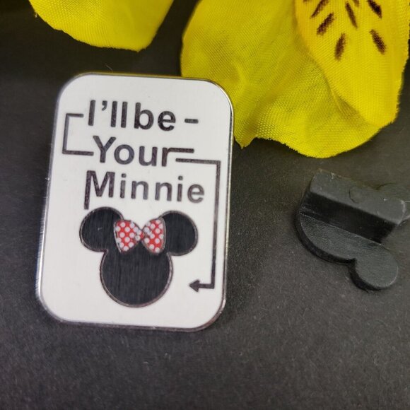 Disney Minnie Mouse Trading Pin I ll Your Mouse Icon Lapel Pin Badge Brooch Pin - Picture 4 of 6